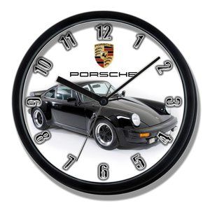 1980 Porsche 930 911 Turbo Black Clock NEW
